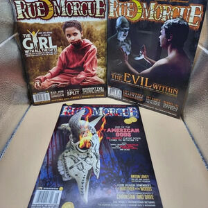 3 Rue Morgue Magazine Lot Horror Block Nerd Block 2017